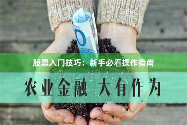 股票入门技巧：新手必看操作指南